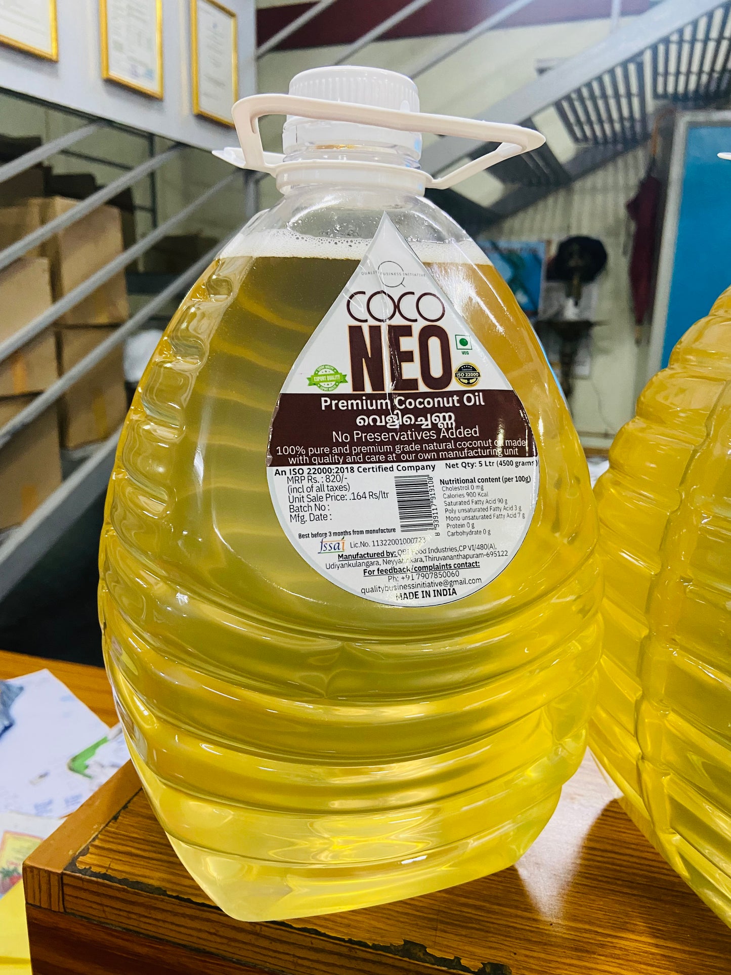Coco Neo Premium Coconut Oil | 5 Liter Can | Onam Special Sale Pack